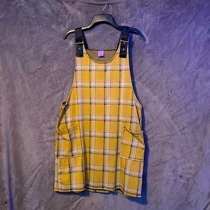 No boundaries Junior Plaid midi dress